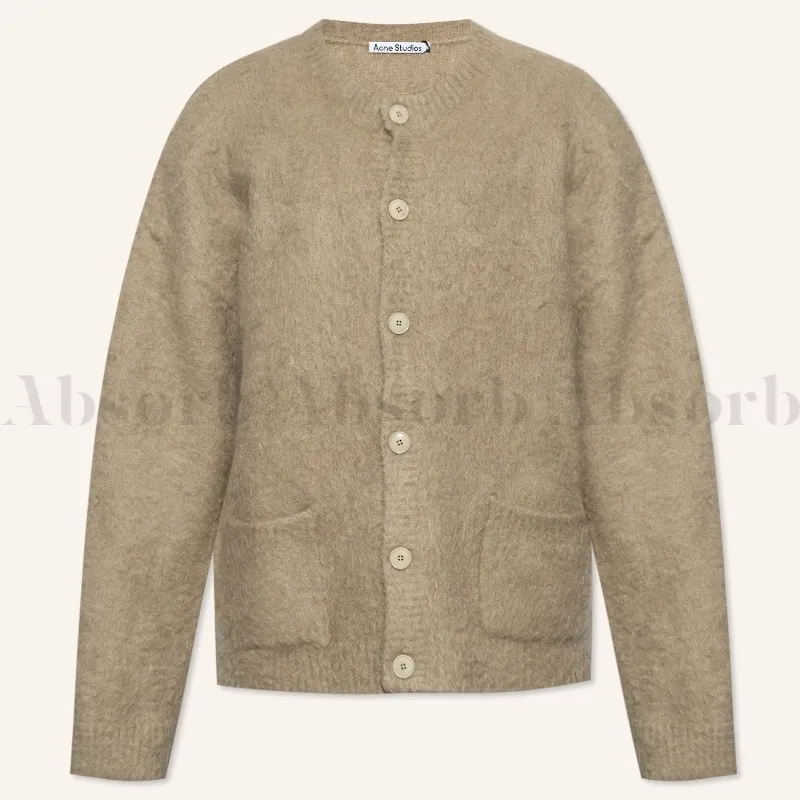 Acne Studios  |Wool Nylon Plain Designers Cardigans