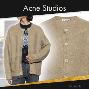 Acne Studios  |Wool Nylon Plain Designers Cardigans