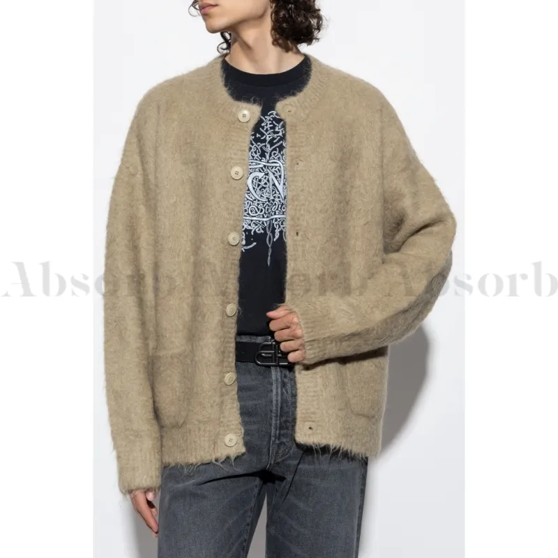 Acne Studios  |Wool Nylon Plain Designers Cardigans