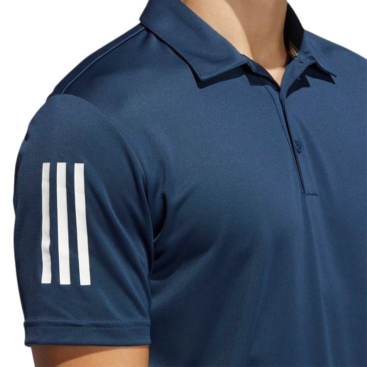 Adidas Poloshirt 3-Stripes Basic Heren Navy Wit