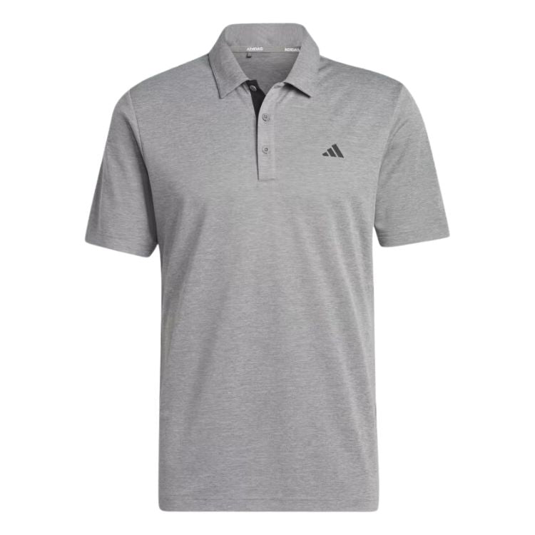 Adidas Poloshirt Performance Drive Heather 2023 Heren Lichtgrijs