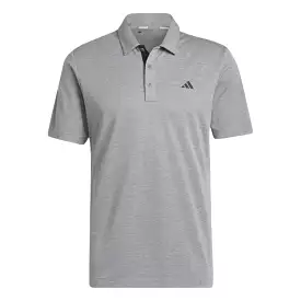 Adidas Poloshirt Performance Drive Heather 2023 Heren Lichtgrijs