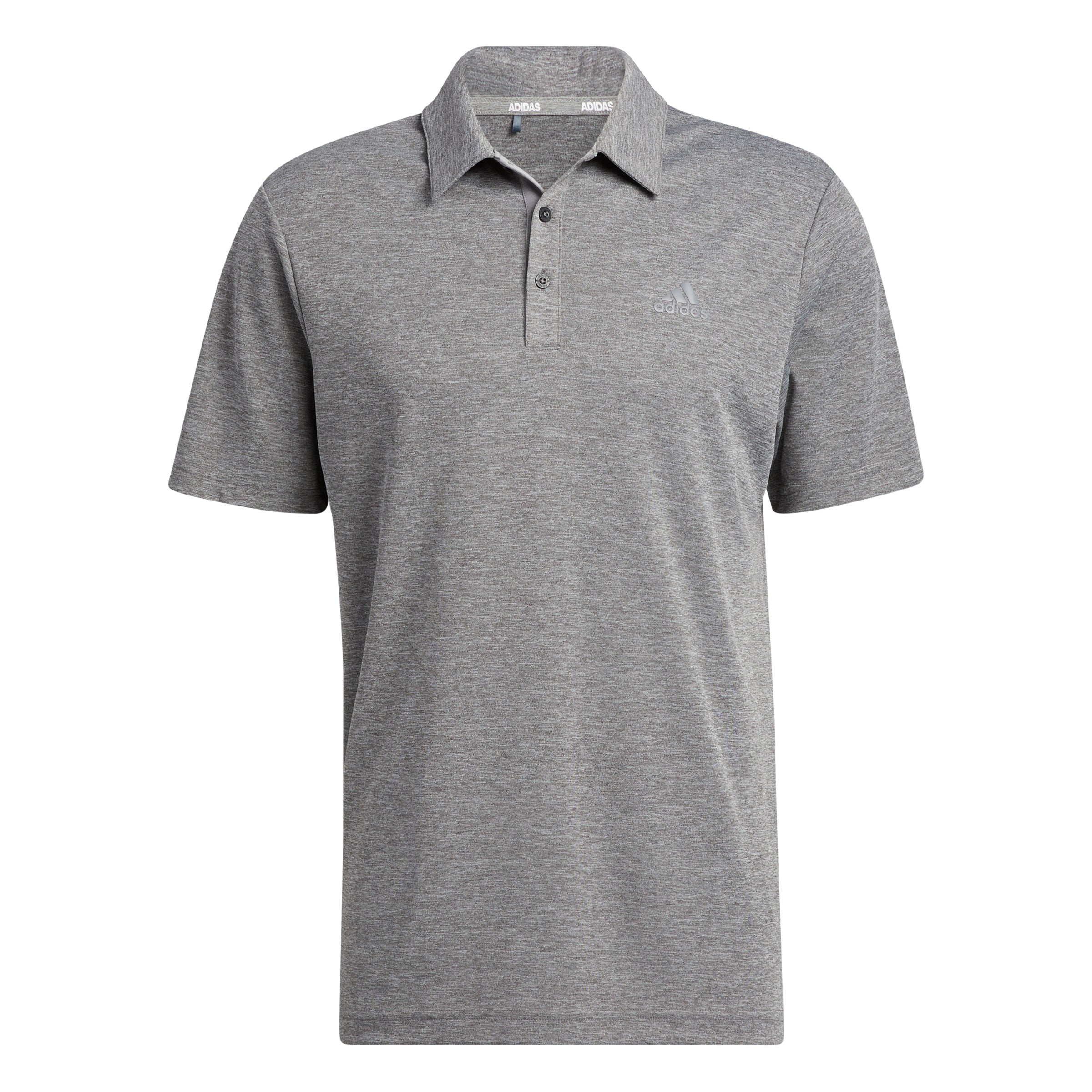 Adidas Poloshirt Performance Drive Heather Heren Grijs