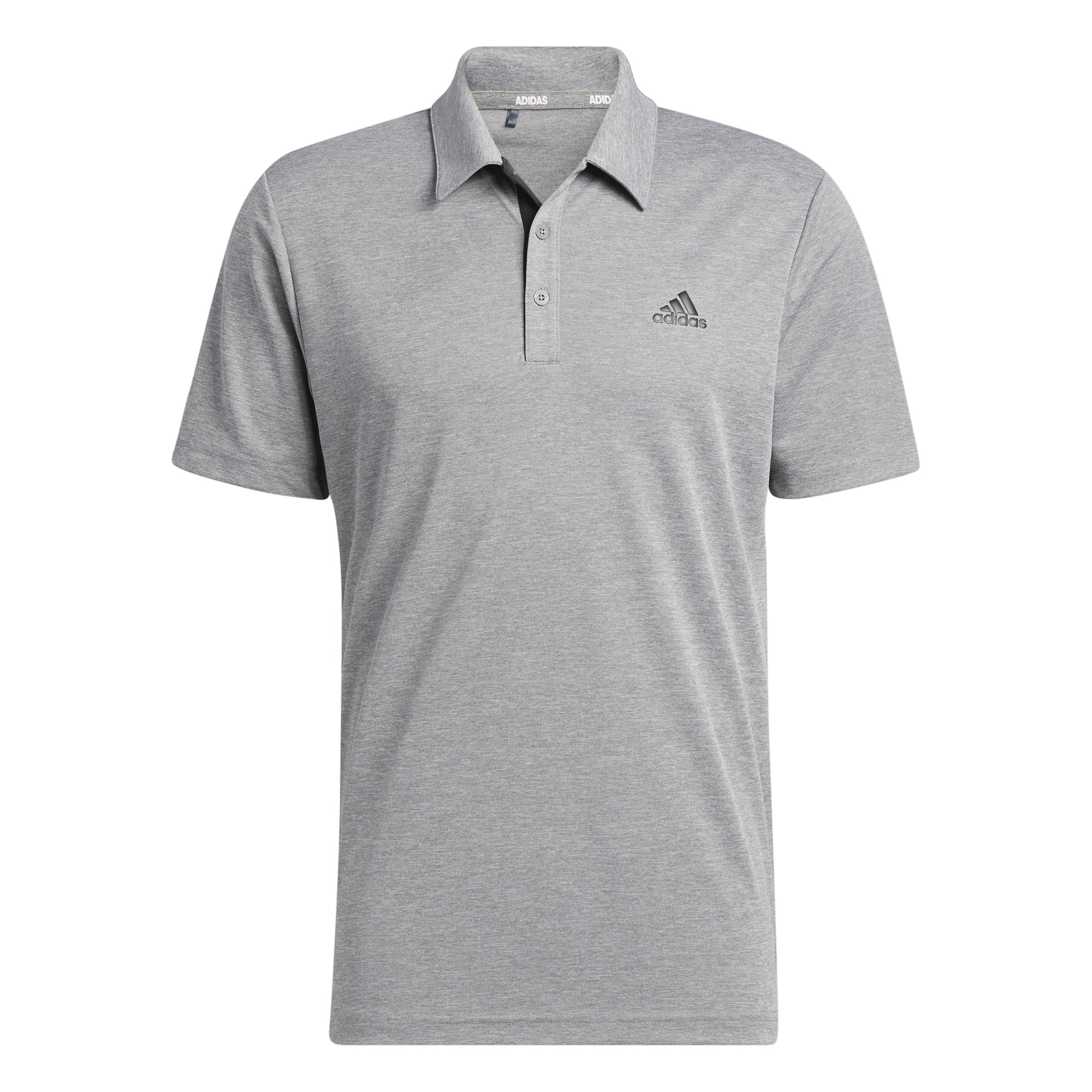 Adidas Poloshirt Performance Drive Heather Heren Grijs