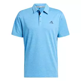 Adidas Poloshirt Performance Drive Heather Heren Lichtblauw