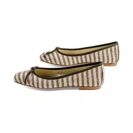 Alicia Khaki Striped S24