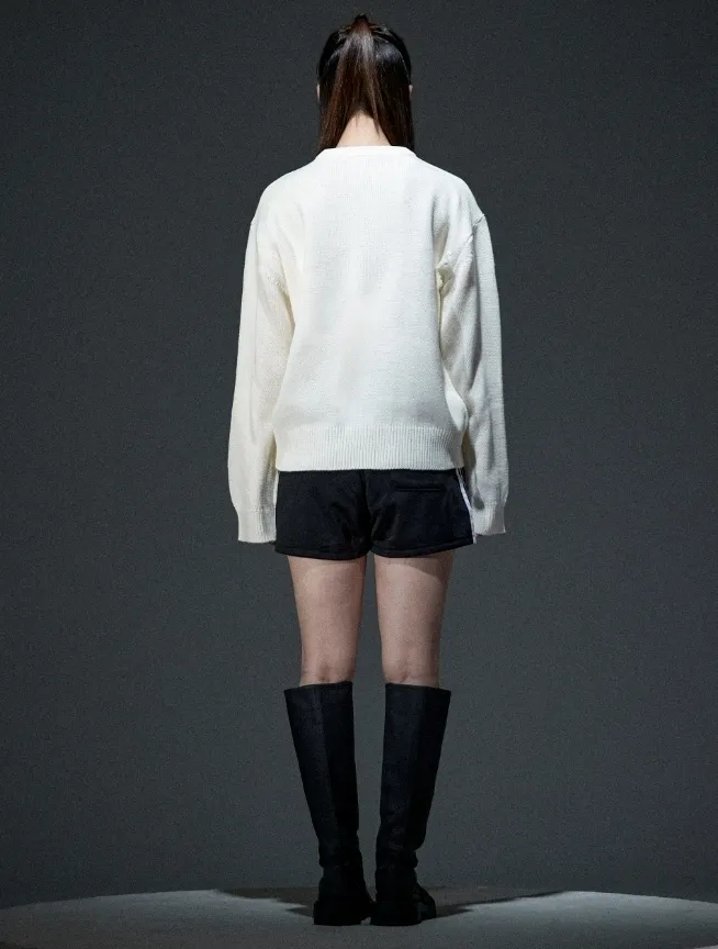 AQOstudiospace  |Casual Style Unisex Wool Street Style Long Sleeves