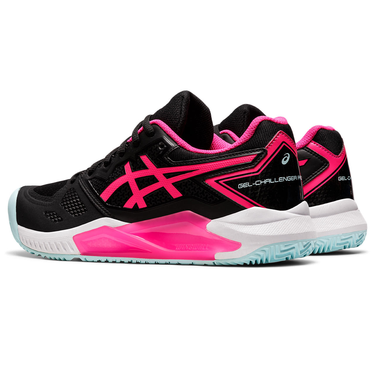 Asics Padelschoen Gel Challenger 13 Dames Zwart Roze