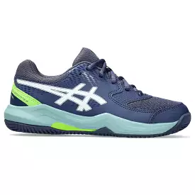 Asics Padelschoen Gel Dedicate 8 GS Junior Blauw Groen