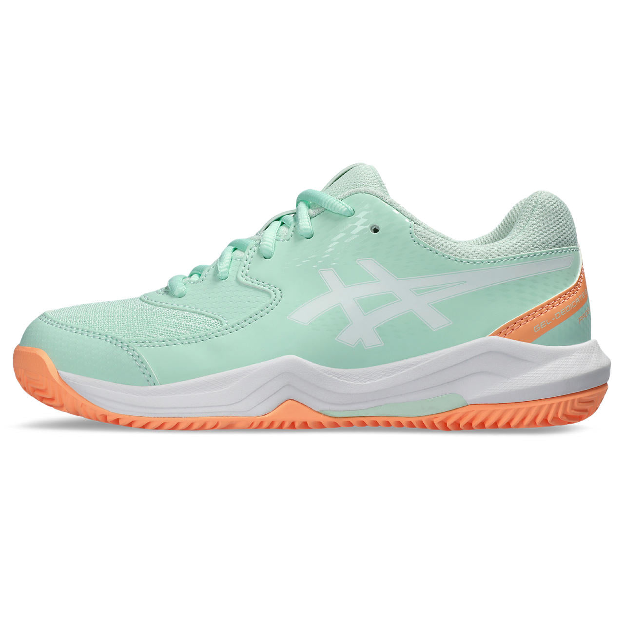 Asics Padelschoen Gel Dedicate 8 GS Junior Groen Oranje