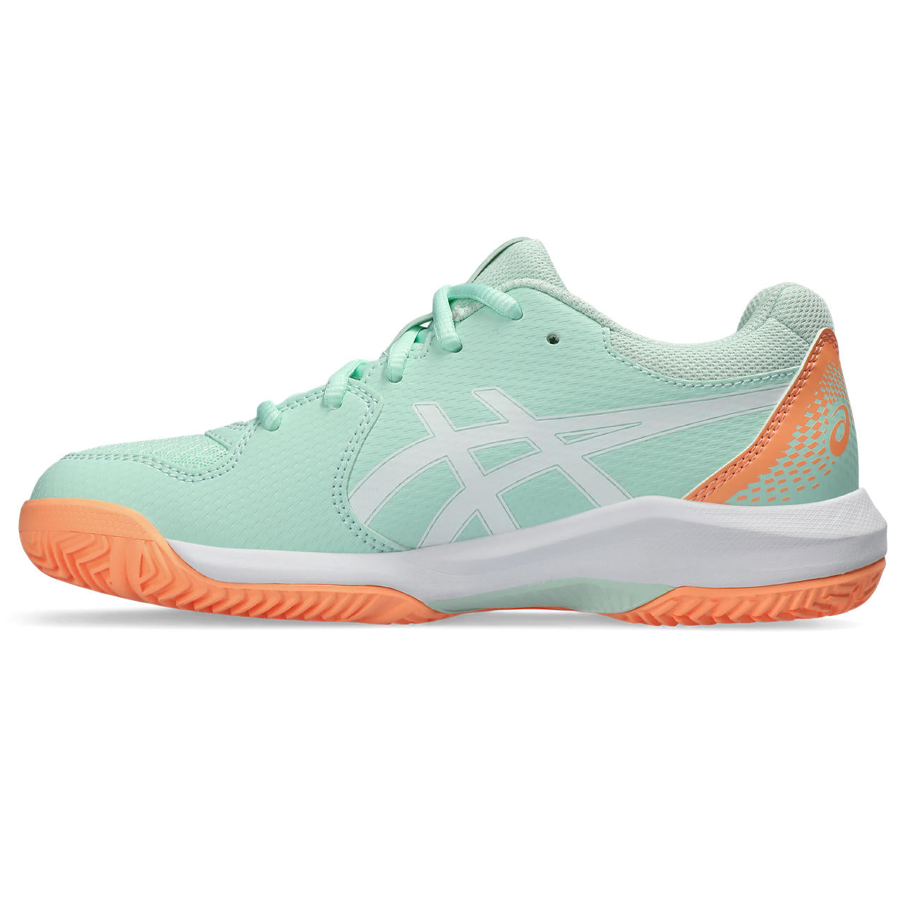 Asics Padelschoen Gel Dedicate 8 GS Junior Groen Oranje