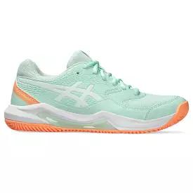 Asics Padelschoen Gel Dedicate 8 Padel Dames Groen Oranje