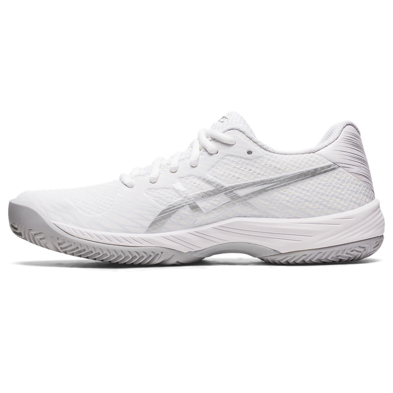 Asics Padelschoen Gel Game 9 Dames Wit Zilver