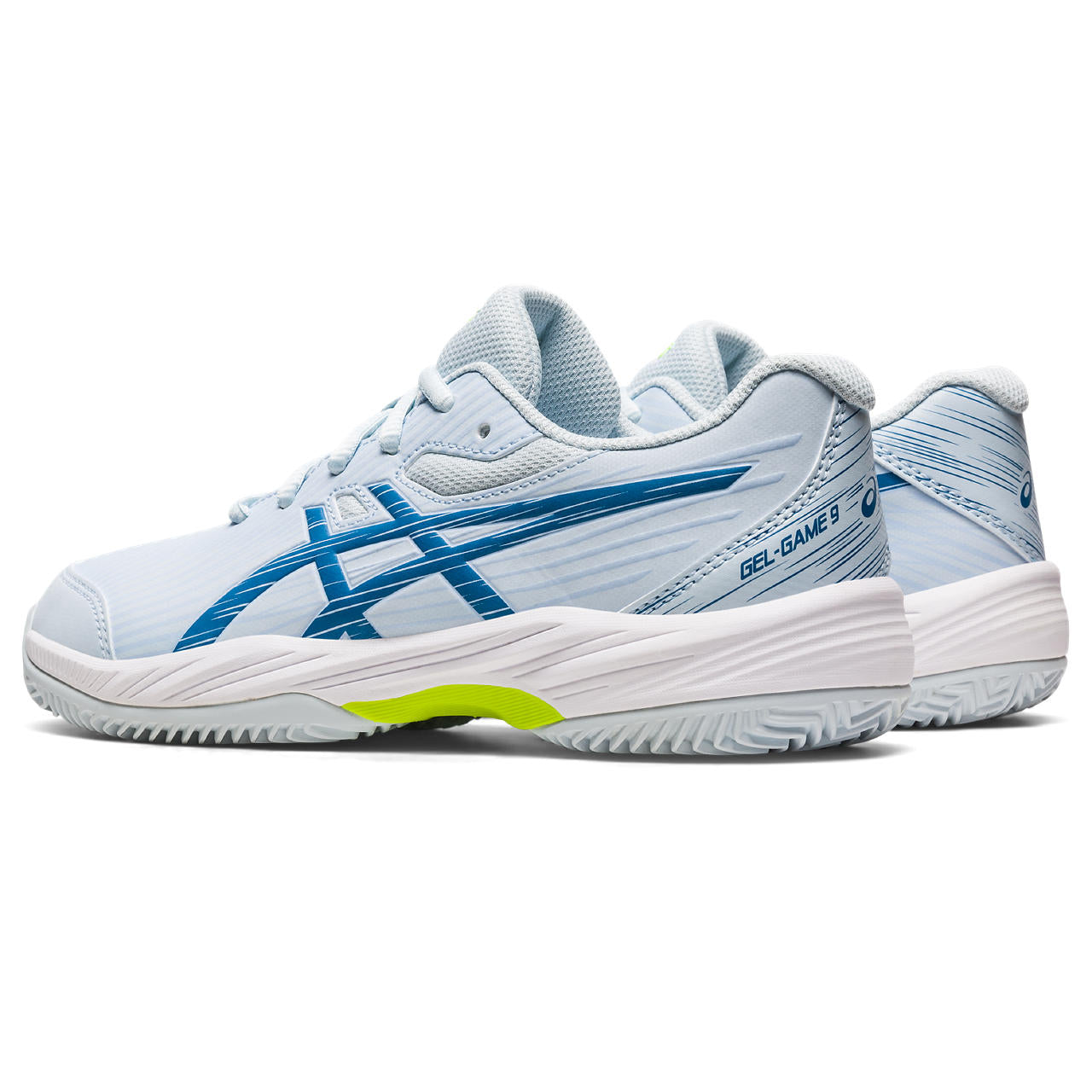 Asics Padelschoen Gel Game 9 GS Junior Blauw