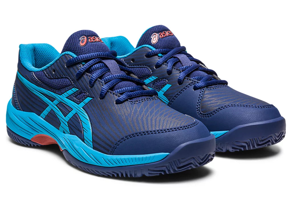 Asics Padelschoen Gel Game 9 GS Junior Blauw