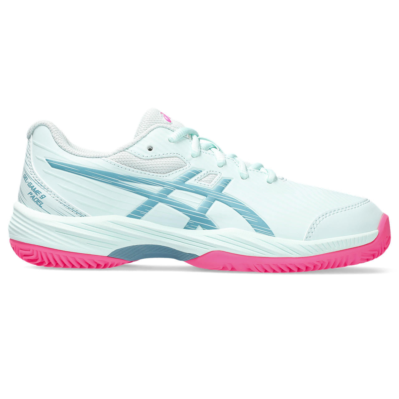 Asics Padelschoen Gel Game 9 GS Junior Groen Roze