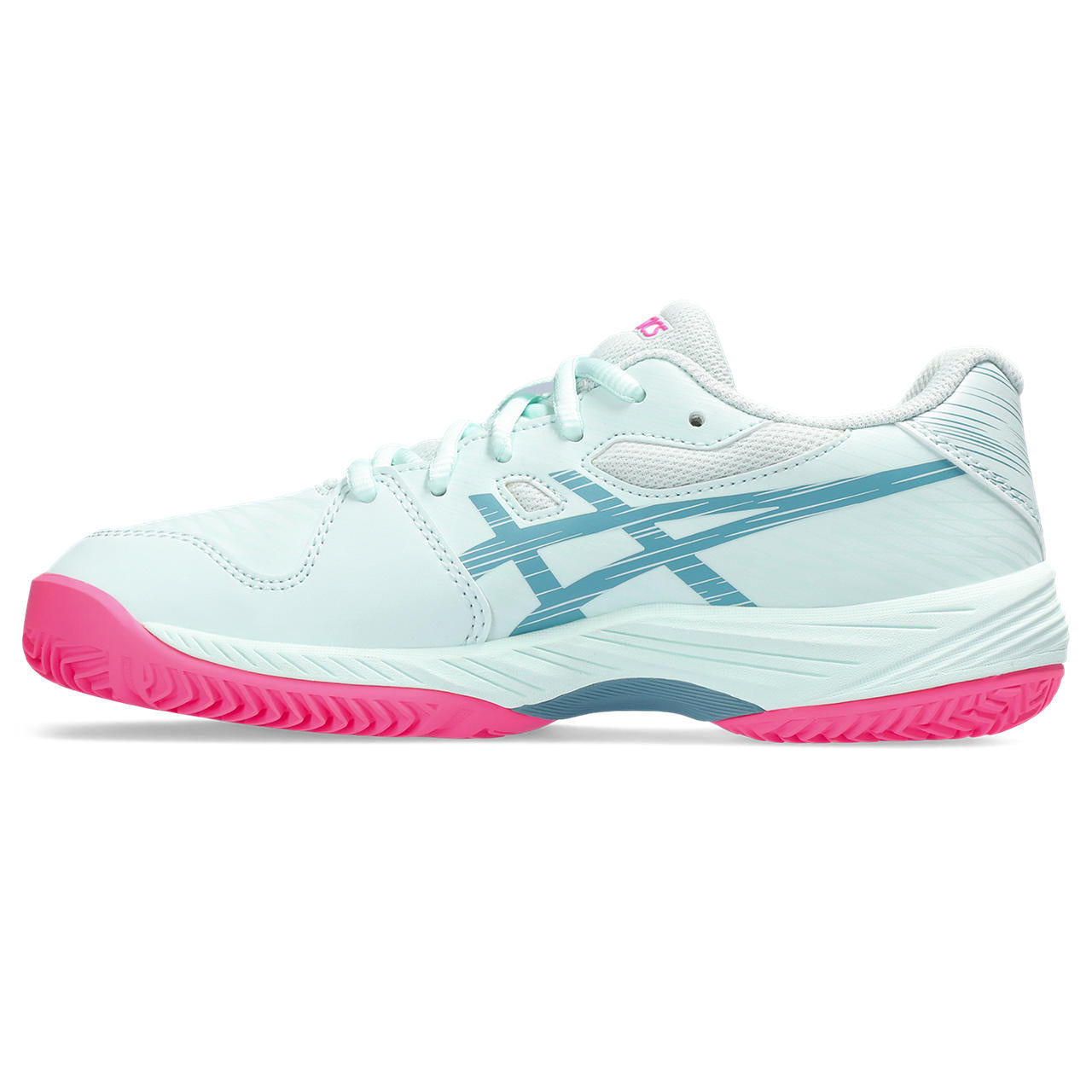 Asics Padelschoen Gel Game 9 GS Junior Groen Roze