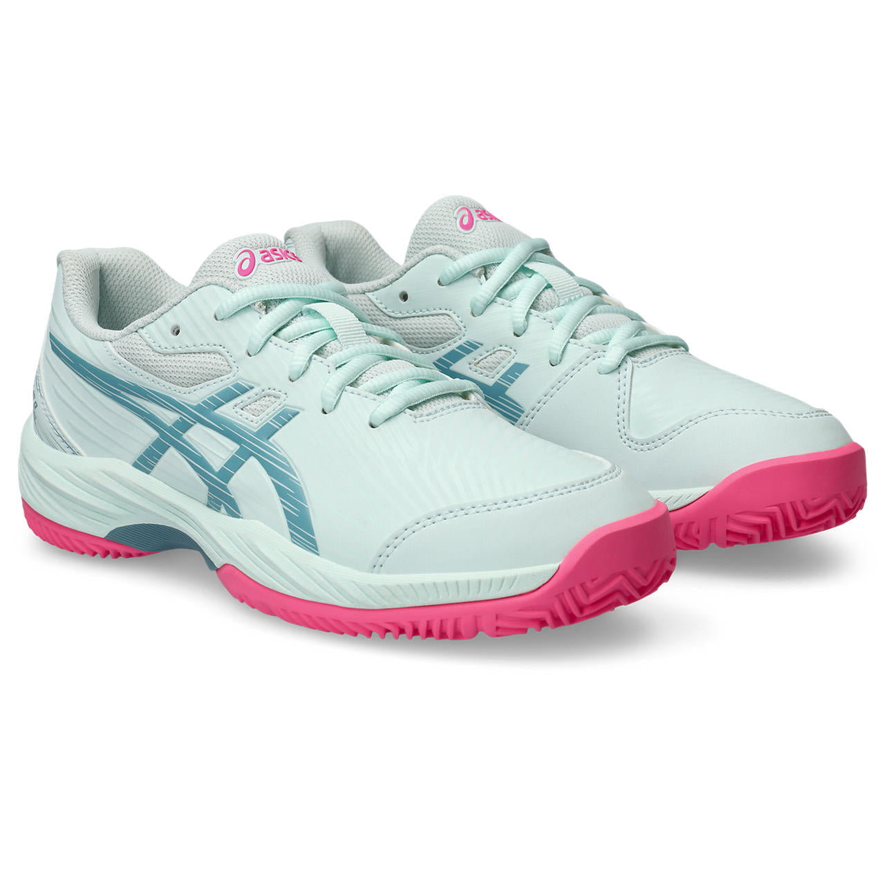 Asics Padelschoen Gel Game 9 GS Junior Groen Roze