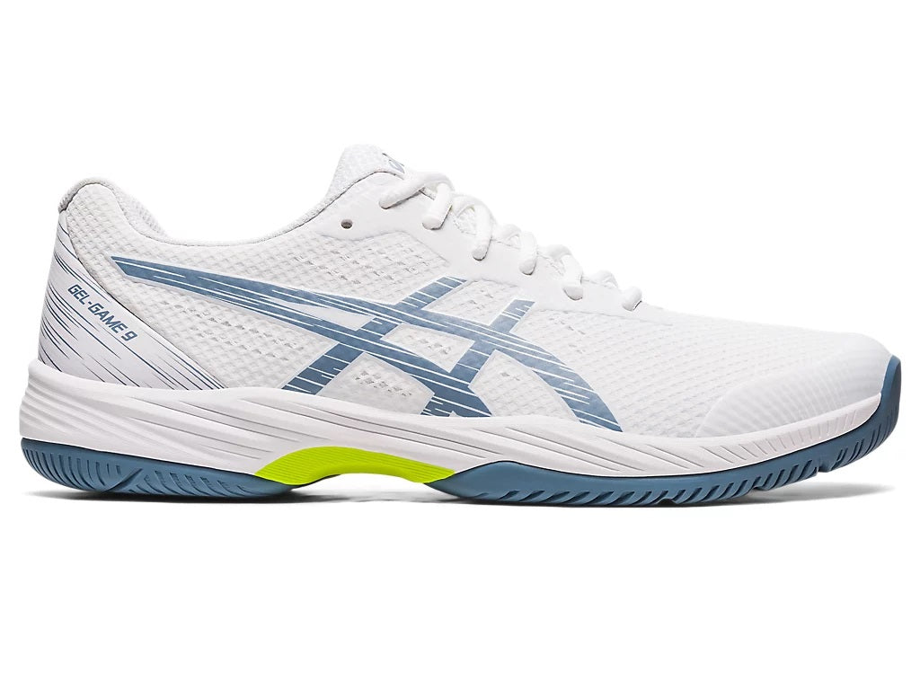 Asics Padelschoen Gel Game 9 GS Junior Wit Blauw