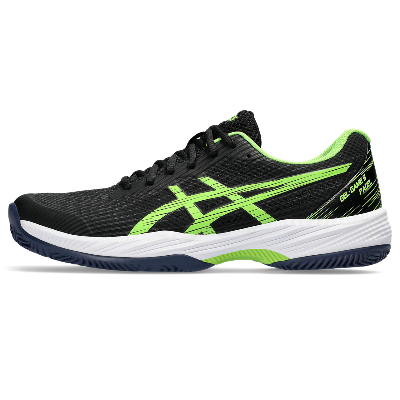 Asics Padelschoen Gel Game 9 Padel Heren Zwart Groen