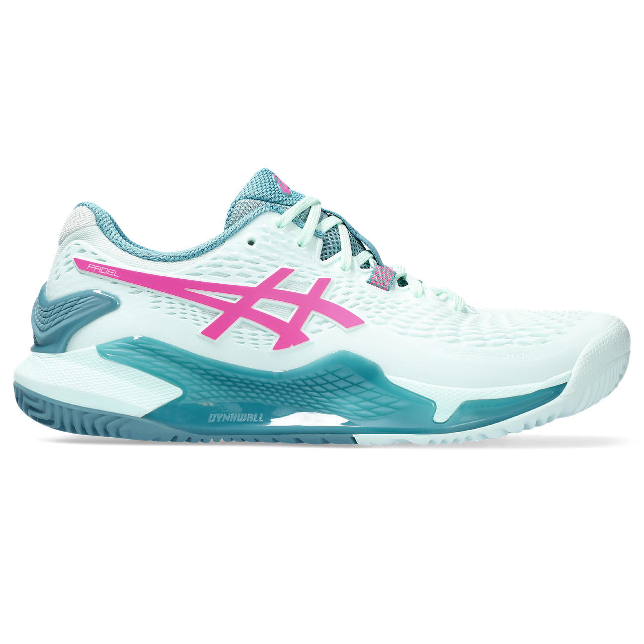 Asics Padelschoen Gel Resolution 9 Dames Groen Roze