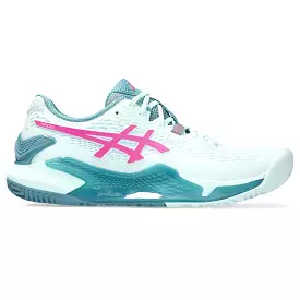 Asics Padelschoen Gel Resolution 9 Dames Groen Roze