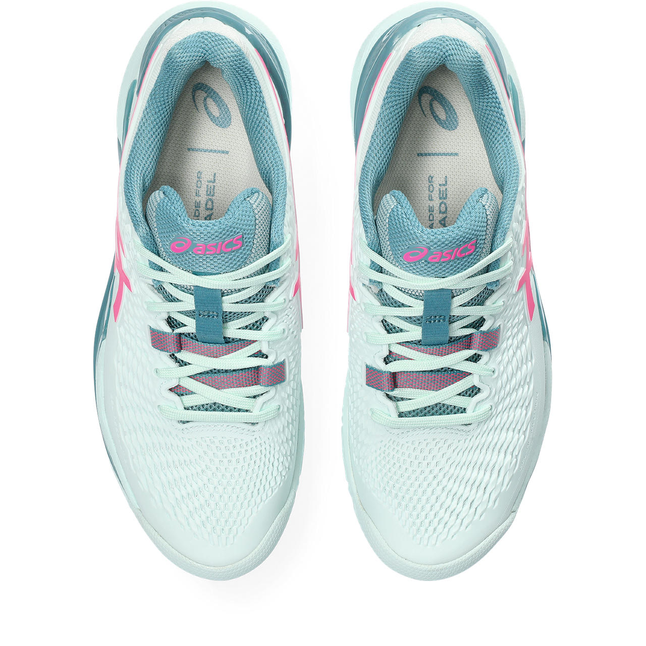 Asics Padelschoen Gel Resolution 9 Dames Groen Roze