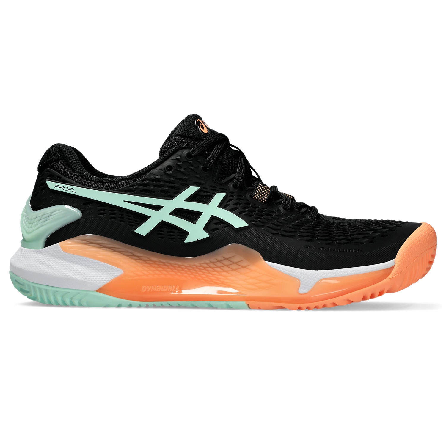 Asics Padelschoen Gel Resolution 9 Dames Zwart