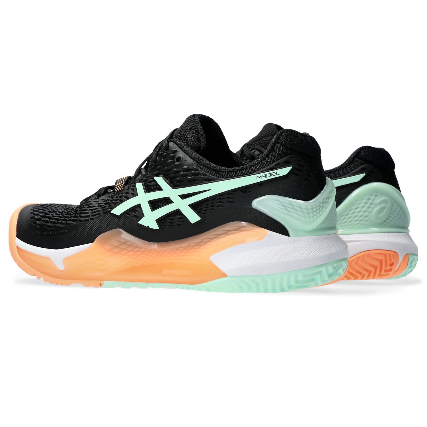 Asics Padelschoen Gel Resolution 9 Dames Zwart