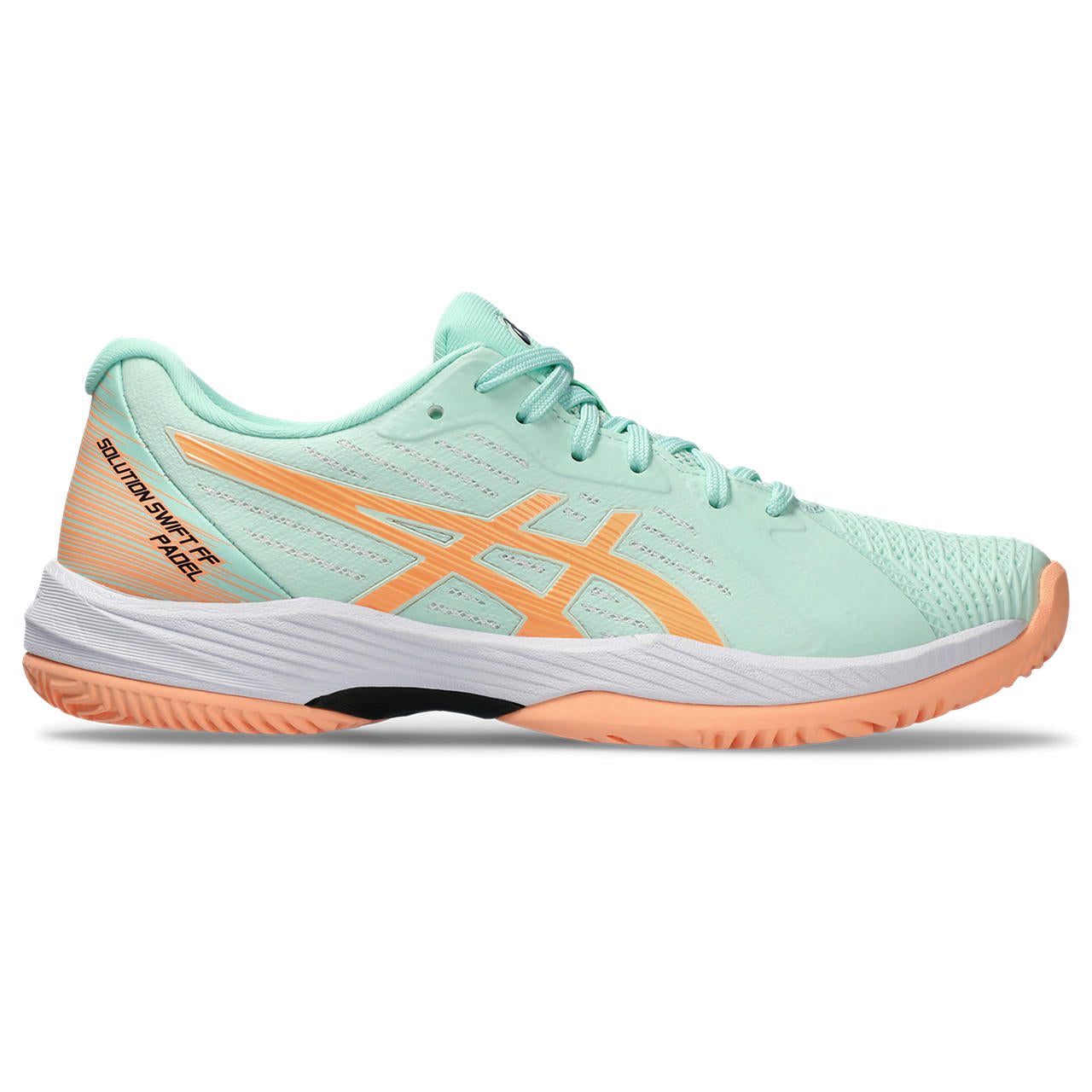 Asics Padelschoen Solution Swift FF Dames Groen Oranje