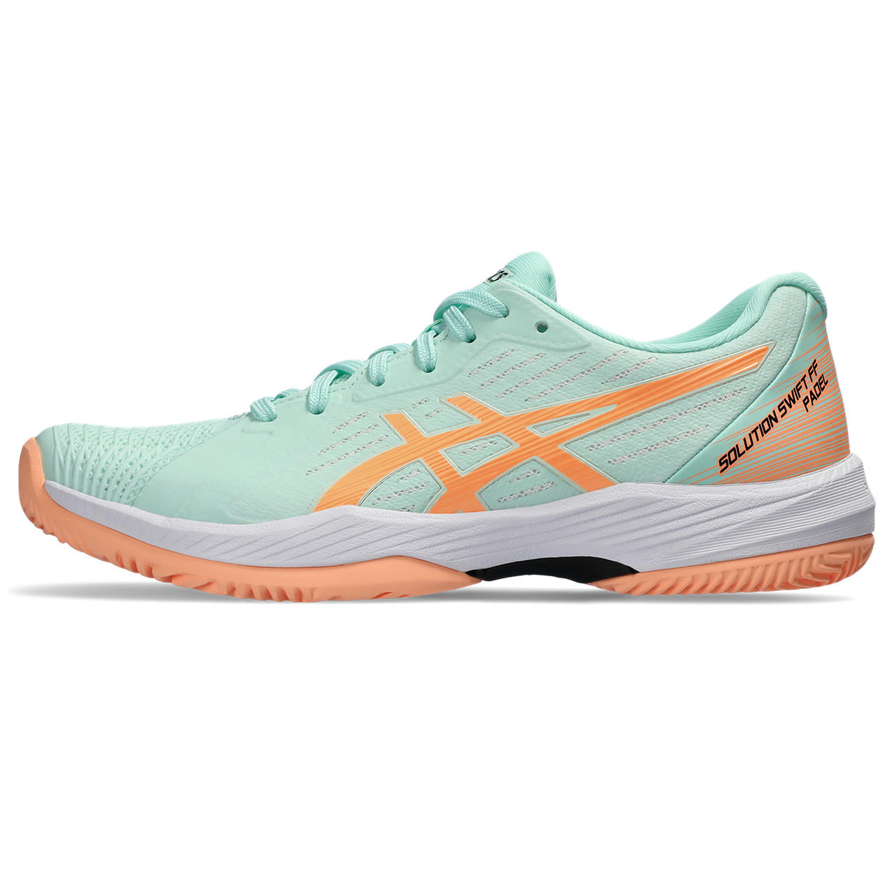 Asics Padelschoen Solution Swift FF Dames Groen Oranje