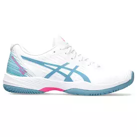 Asics Padelschoen Solution Swift FF Dames Wit Blauw