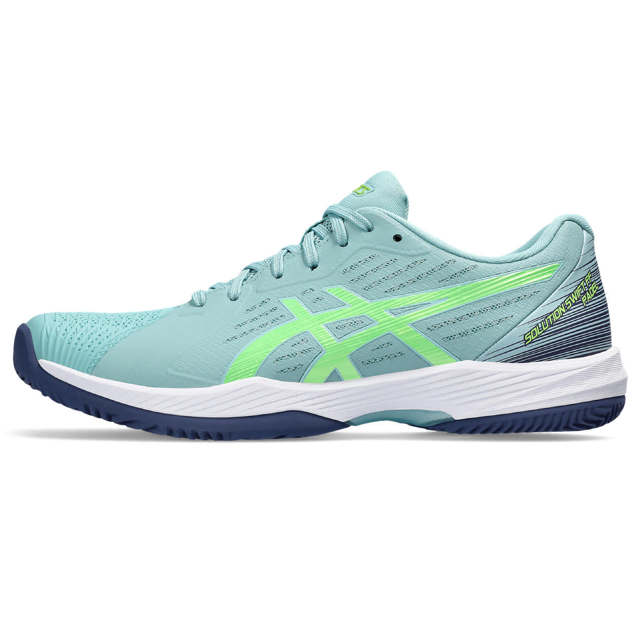 Asics Padelschoen Solution Swift FF Padel Heren Groen Blauw