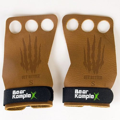 Bear KompleX 3 Hole Hand Grips - Tan