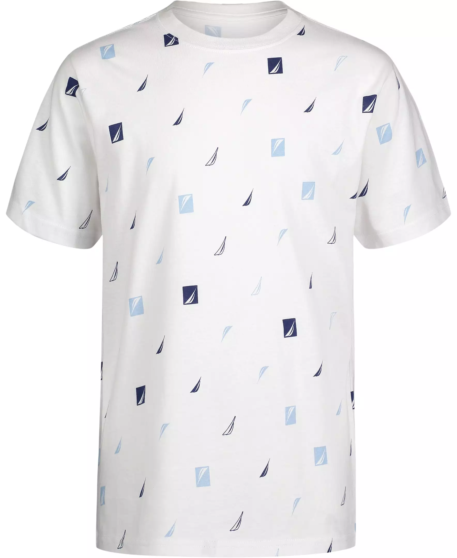 Boys Short Sleeve Outline Print T-Shirt