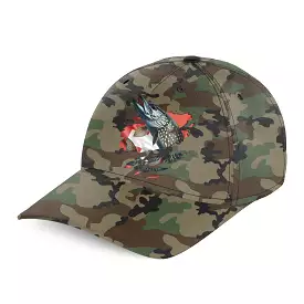 Chiptshirts - Casquette Pêcheur, Pêche du Brochet, Cadeau Original Fans de Pêche, Motifs Camouflage, Drapeau Suisse - CT01072217