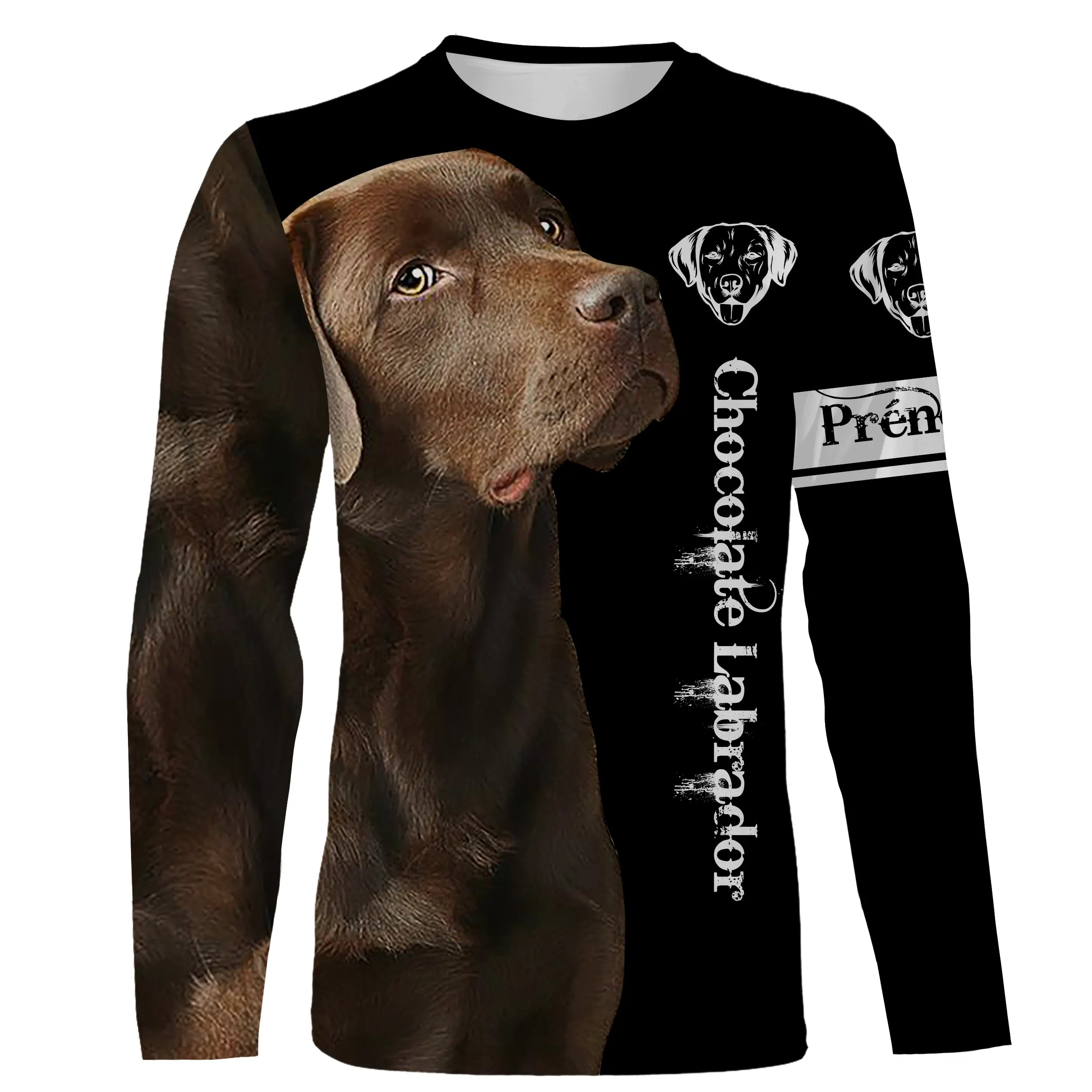 Chocolate Labrador 3D All Over Imprimée, Cadeau Personnalisé Le Retriever Du Labrador - CT27012301