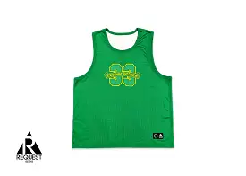 Chrome Hearts Sports Mesh Reversible Basketball Jersey “Green/Yellow”