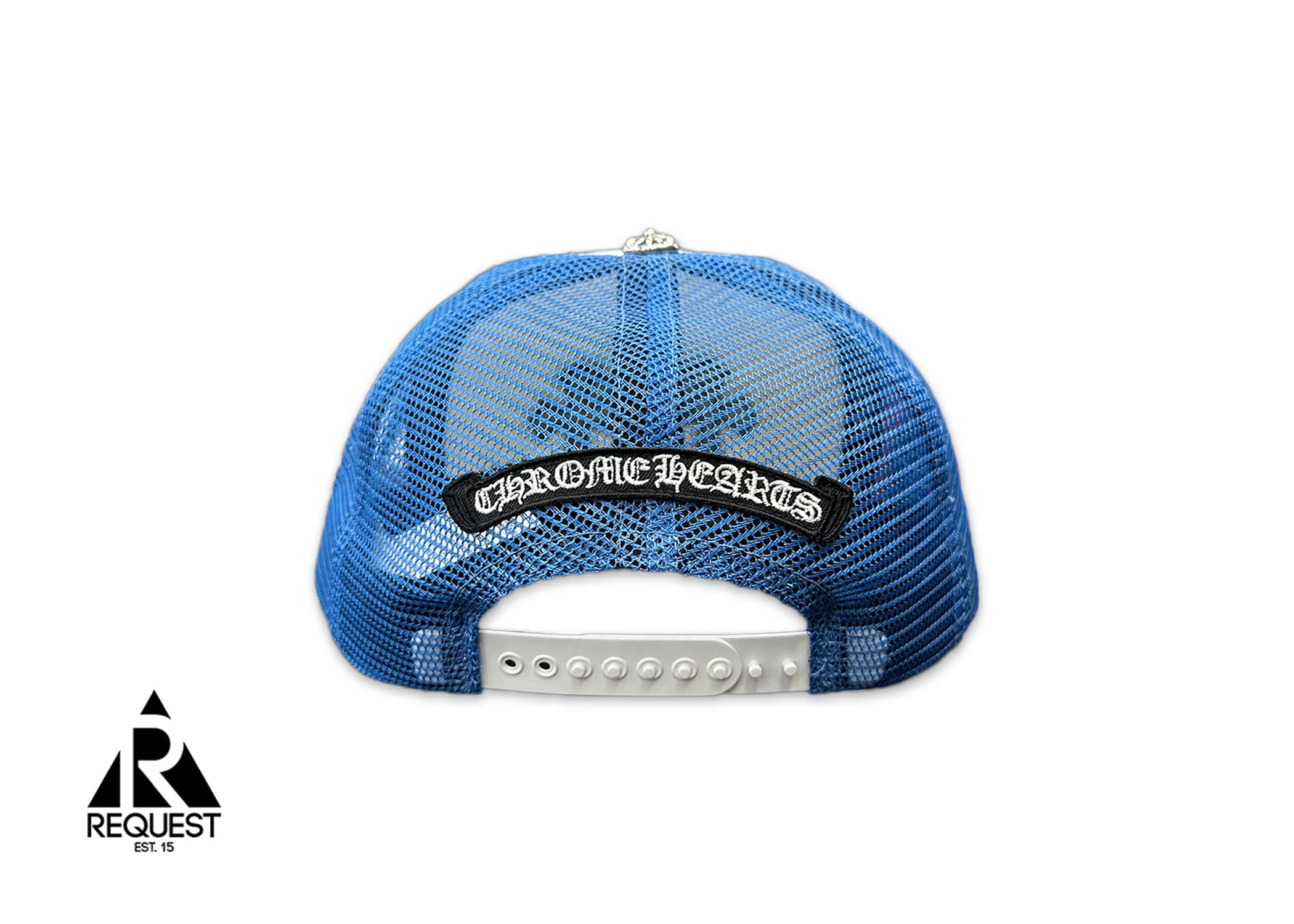 Chrome Hearts Triple Cross Trucker Miami Exclusive Blue