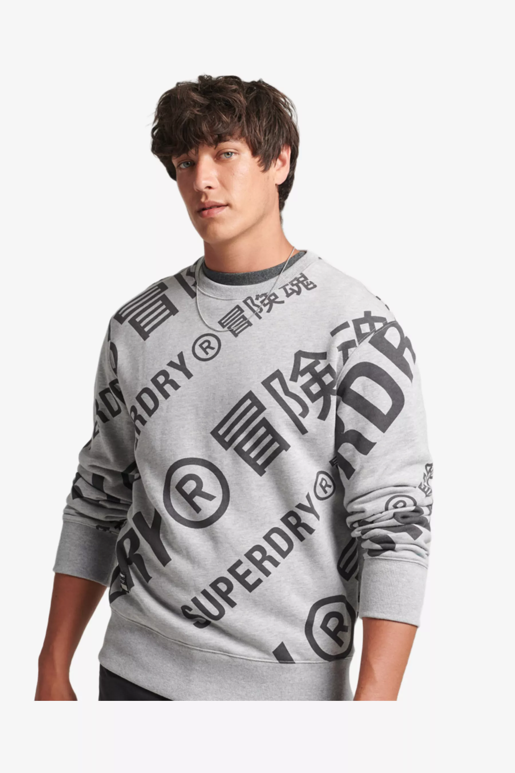 Code CL AOP Crew Sweatshirt