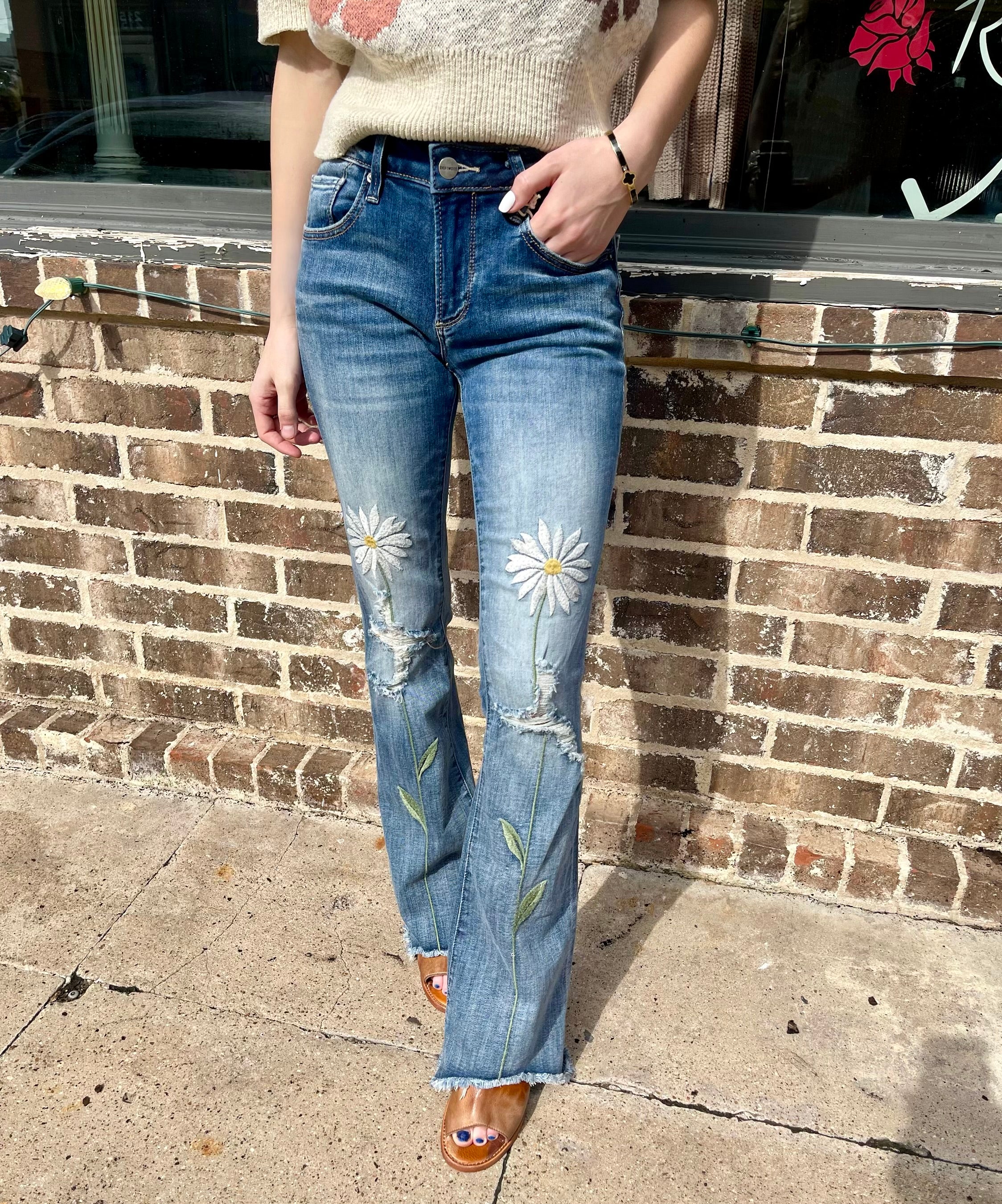 Daisy Fields Flare Jean