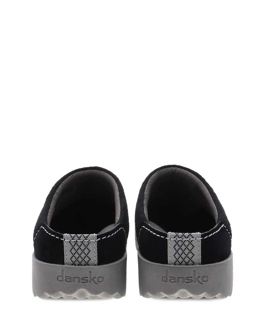 Dansko Womens Lucie Wool Clog- Black Wool