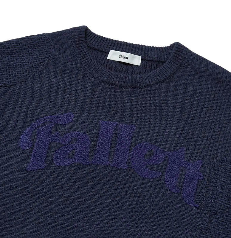 Fallett  |Crew Neck Casual Style Unisex Wool Nylon Street Style U-Neck