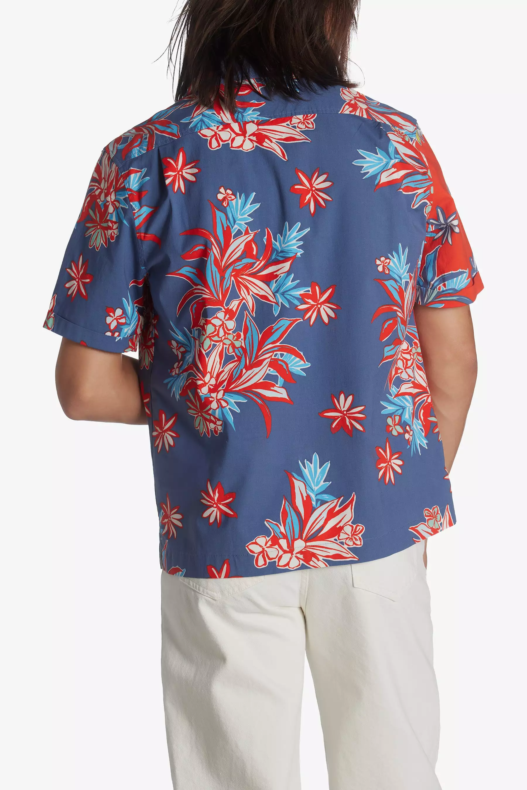 Floral Camp Collar Short Sleeve Shirt