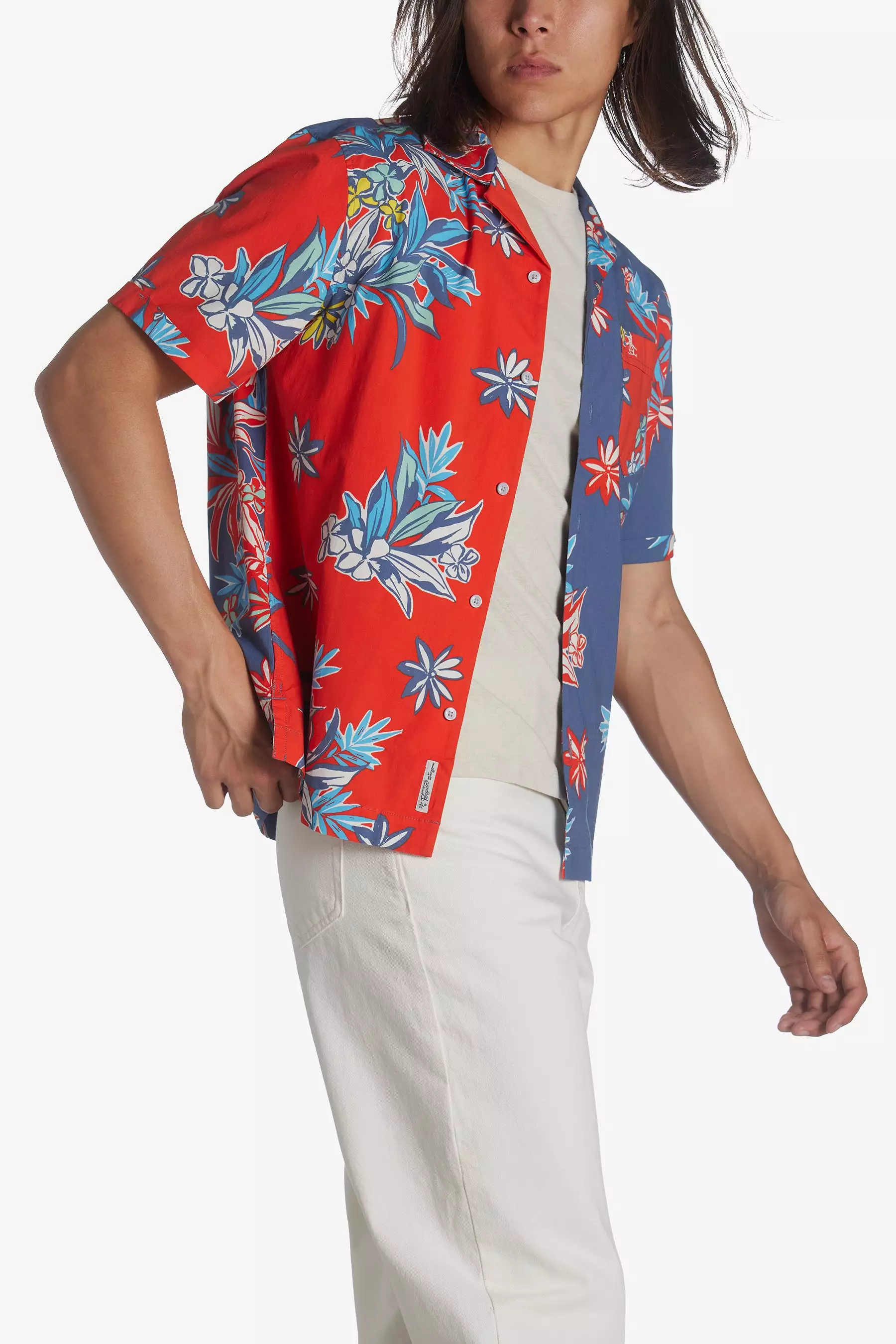 Floral Camp Collar Short Sleeve Shirt