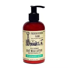 Fredericksburg Farms Goat Milk Lotion - Rosemary Mint