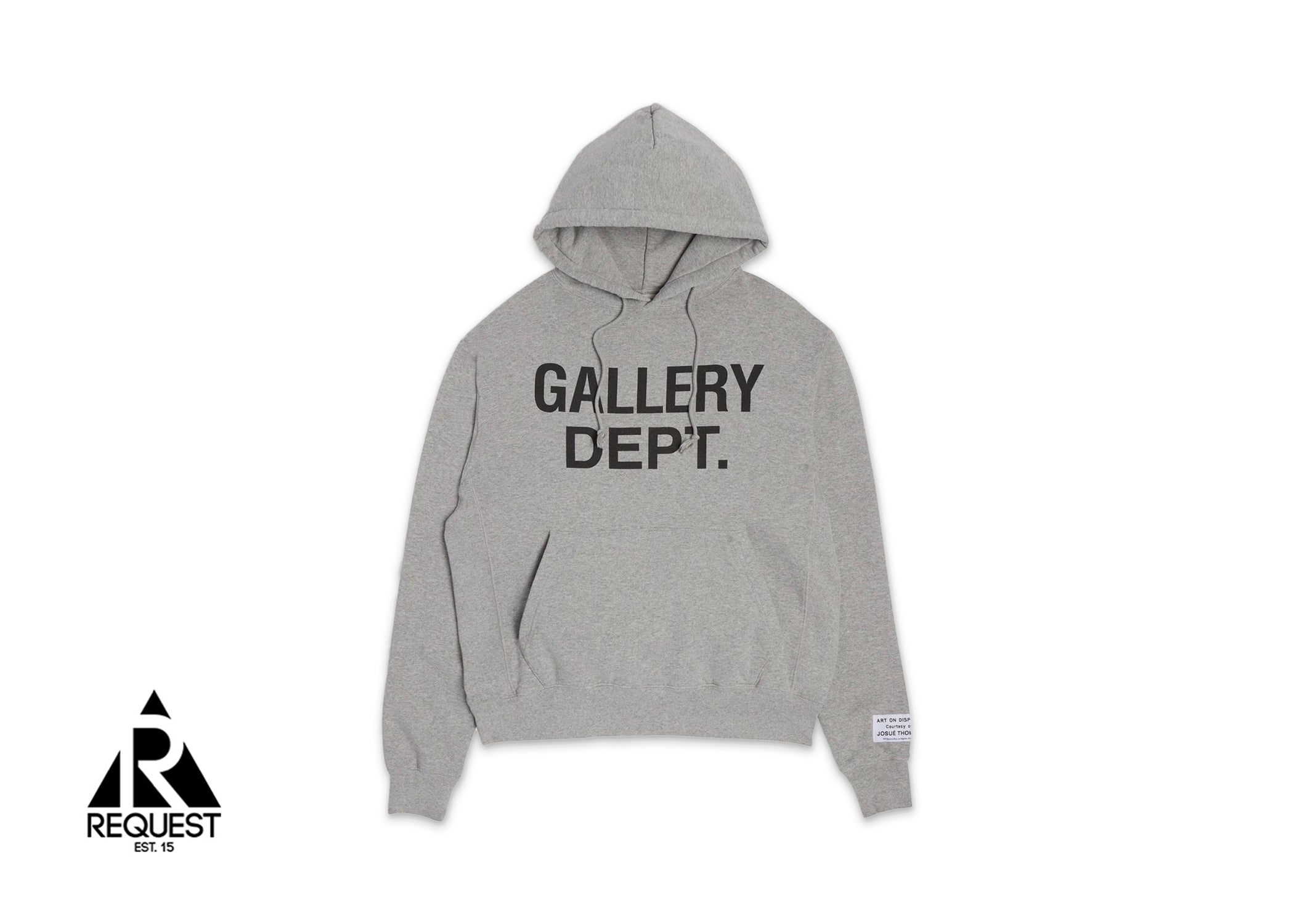 Gallery Dept. Center Logo Hoodie Grey