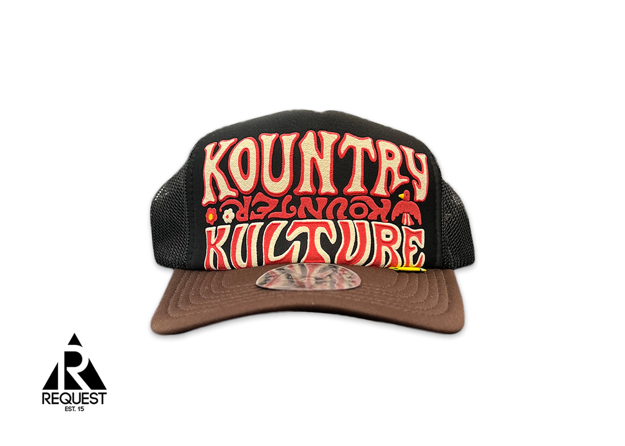 Kapital Kountry Kulture Trucker Black/Red