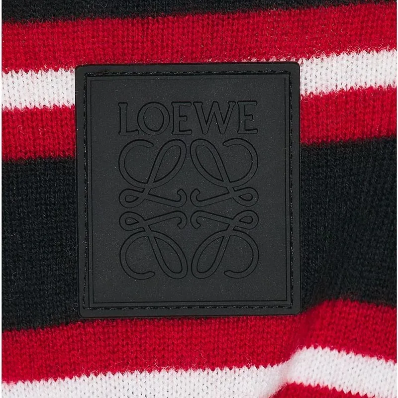 LOEWE  |Stripes Casual Style Wool Long Sleeves Elegant Style Logo