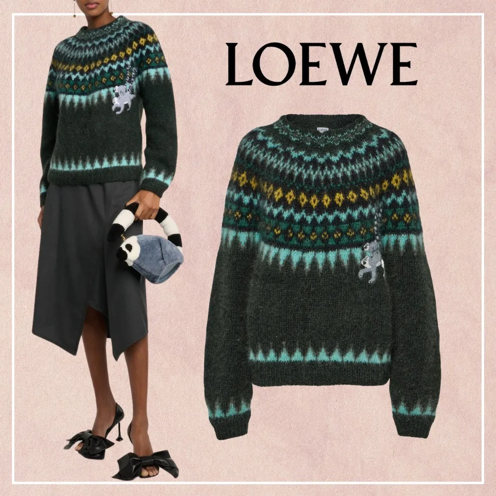 LOEWE  |Wool V-neck & Crew neck